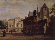 Jan van der Heyden Baroque palaces and the Cathedral Germany oil painting artist